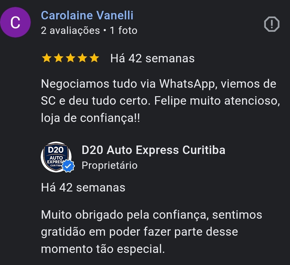 Depoimento de Cliente 2